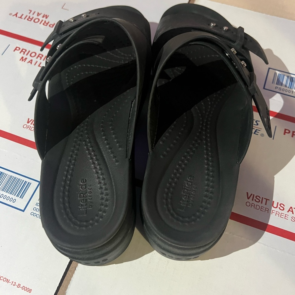 Crocs Black Sandals